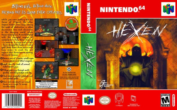 Hexen - Nintendo 64 | VideoGameX