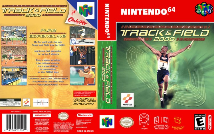 International Track and Field 2000 - Nintendo 64 | VideoGameX