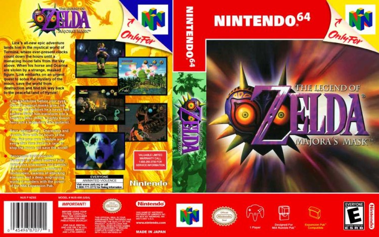 Legend of Zelda: Majora's Mask - Nintendo 64 | VideoGameX