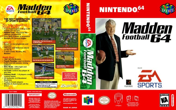 Madden Football 64 - Nintendo 64 | VideoGameX