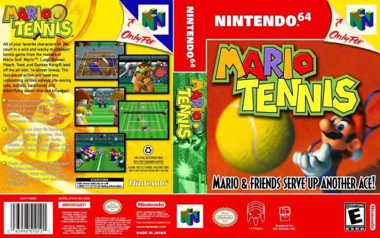 Mario Tennis - Nintendo 64 | VideoGameX