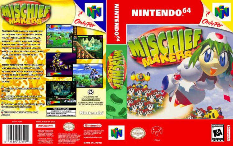 Mischief Makers - Nintendo 64 | VideoGameX