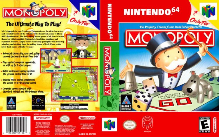 Monopoly - Nintendo 64 | VideoGameX