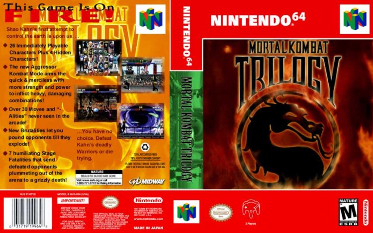 Mortal Kombat Trilogy - Nintendo 64 | VideoGameX