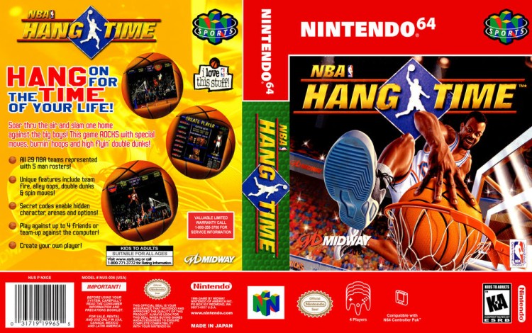 NBA Hang Time - Nintendo 64 | VideoGameX