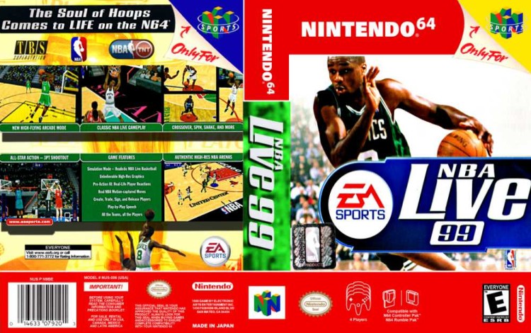 NBA Live 99 - Nintendo 64 | VideoGameX
