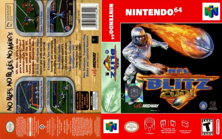 NFL Blitz 2001 - Nintendo 64 | VideoGameX