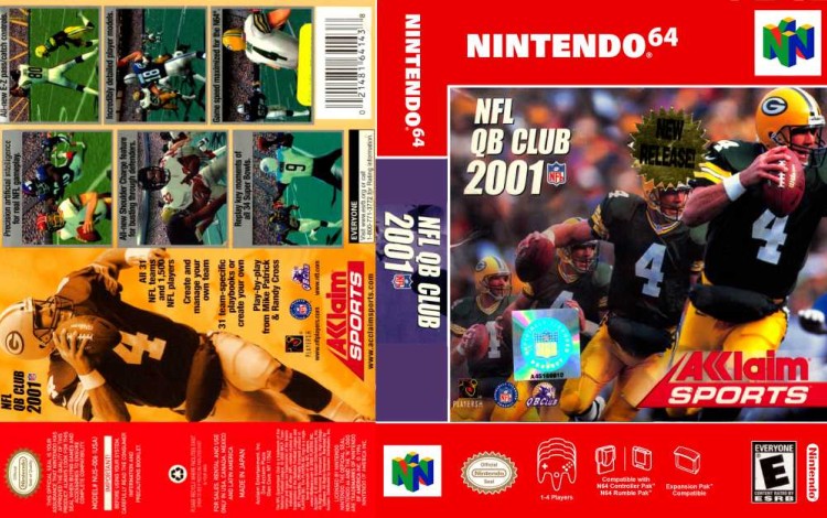 NFL Quarterback Club 2001 - Nintendo 64 | VideoGameX