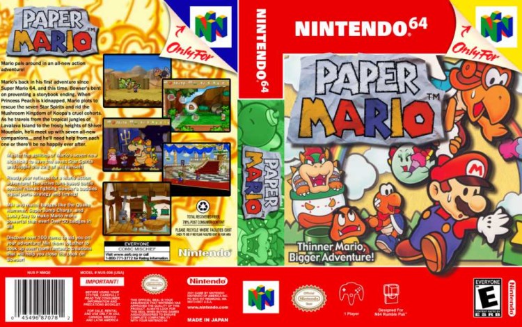 Paper Mario - Nintendo 64 | VideoGameX