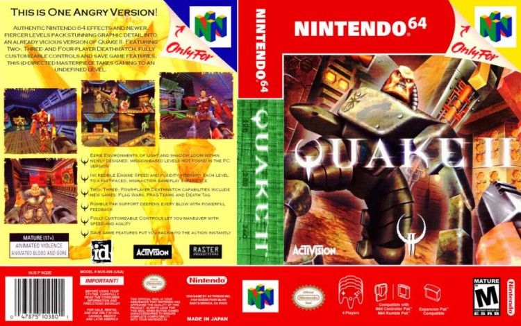 Quake II - Nintendo 64 | VideoGameX