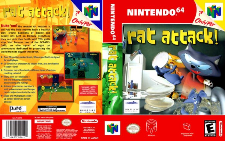 Rat Attack! - Nintendo 64 | VideoGameX