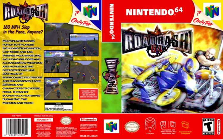 Road Rash 64 - Nintendo 64 | VideoGameX