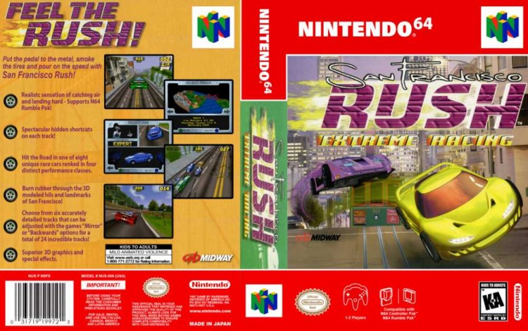 San Francisco Rush: Extreme Racing - Nintendo 64 | VideoGameX