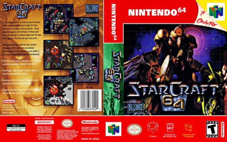 StarCraft 64 - Nintendo 64 | VideoGameX