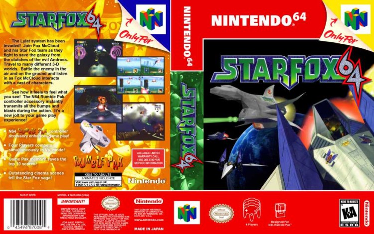 Star Fox 64 - Nintendo 64 | VideoGameX