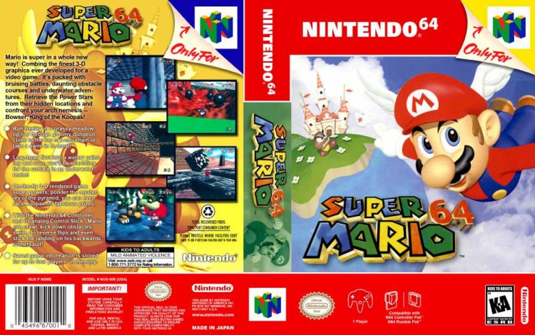 Super Mario 64 - Nintendo 64 | VideoGameX
