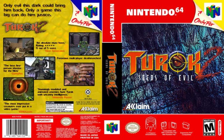 Turok 2: Seeds of Evil - Nintendo 64 | VideoGameX