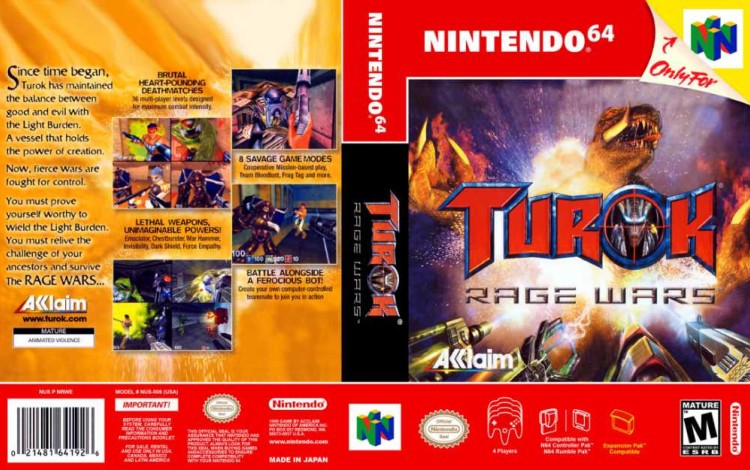 Turok: Rage Wars - Nintendo 64 | VideoGameX