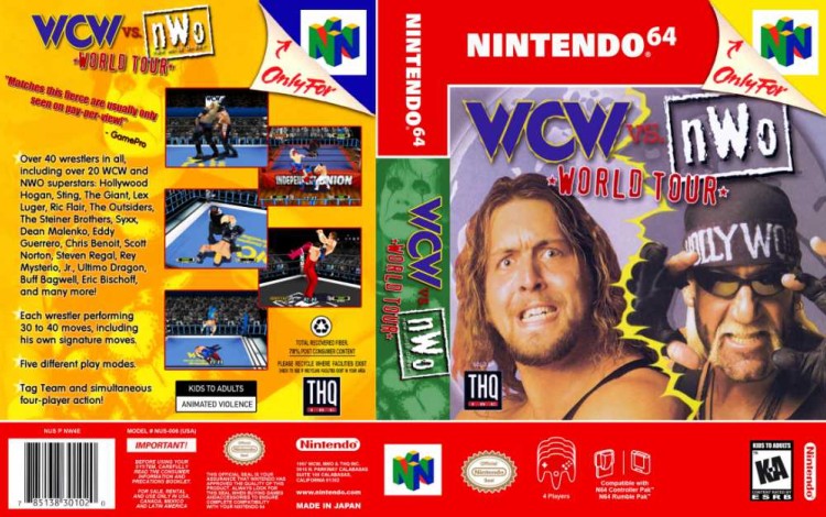 WCW vs. nWo: World Tour - Nintendo 64 | VideoGameX
