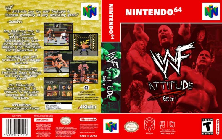 WWF Attitude - Nintendo 64 | VideoGameX