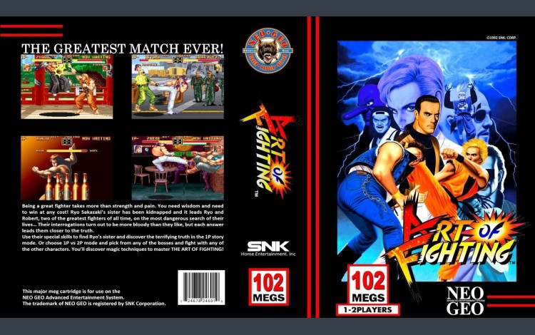 Art of Fighting - Neo Geo AES | VideoGameX