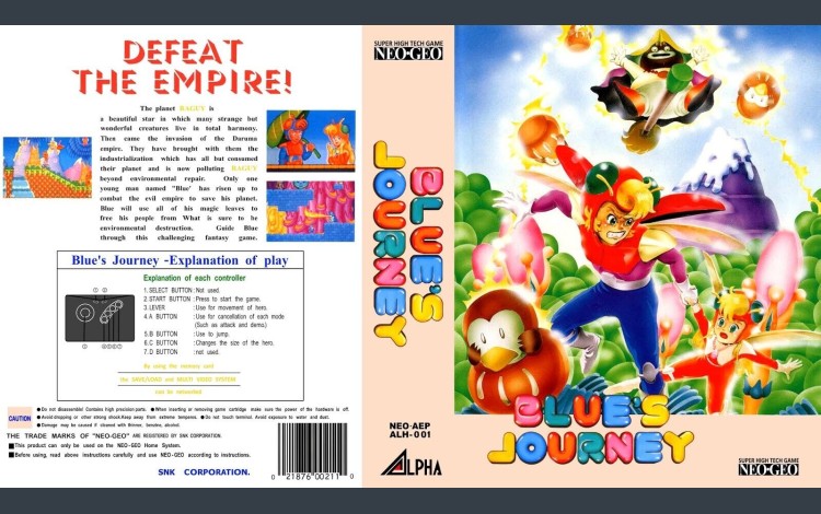 Blue's Journey - Neo Geo AES | VideoGameX