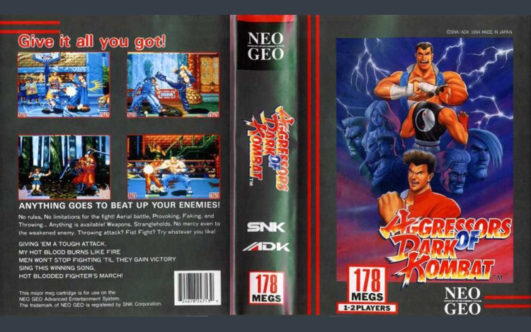 Aggressors of Dark Kombat - Neo Geo AES | VideoGameX