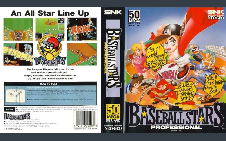 Baseball Stars Professional - Neo Geo AES | VideoGameX