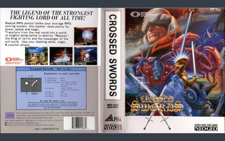 Crossed Swords - Neo Geo AES | VideoGameX