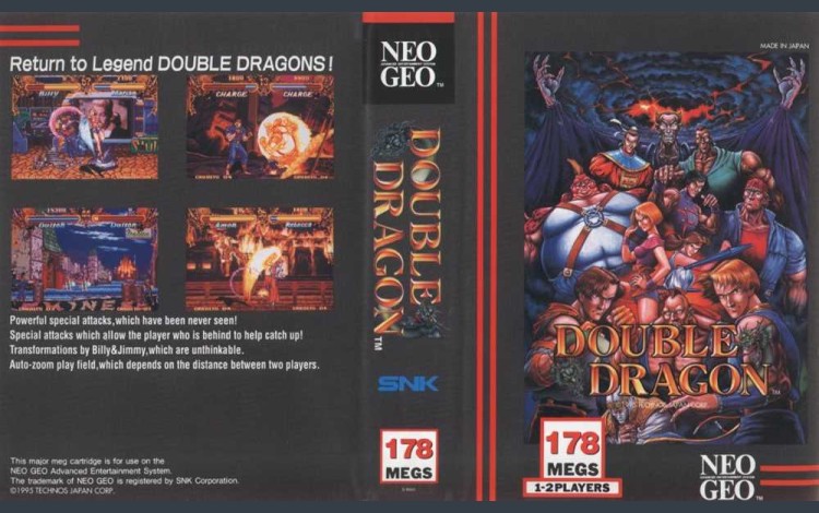 Double Dragon - Neo Geo AES | VideoGameX