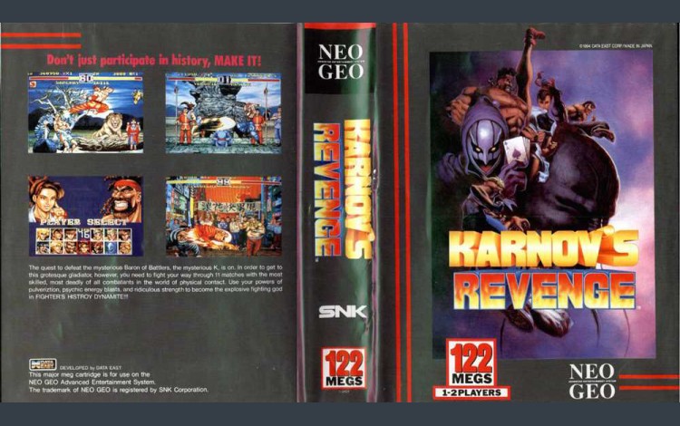 Karnov's Revenge - Neo Geo AES | VideoGameX