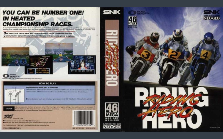 Riding Hero - Neo Geo AES | VideoGameX