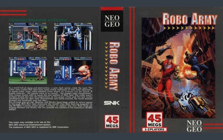 Robo Army  [Euro Edition] - Neo Geo AES | VideoGameX