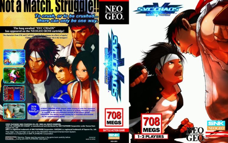 SVC Chaos: SNK vs. Capcom - Neo Geo AES | VideoGameX