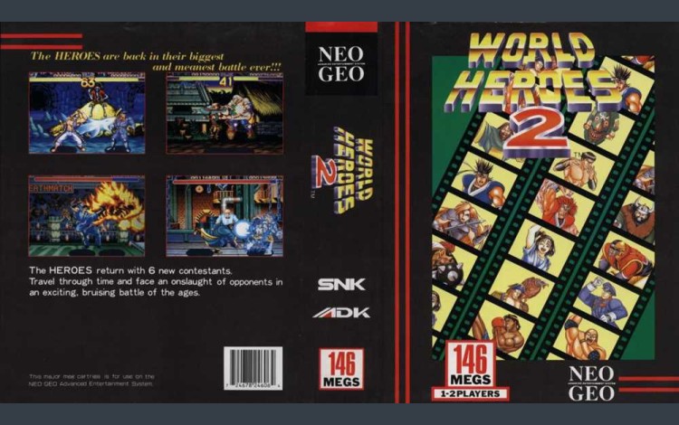 World Heroes 2 - Neo Geo AES | VideoGameX