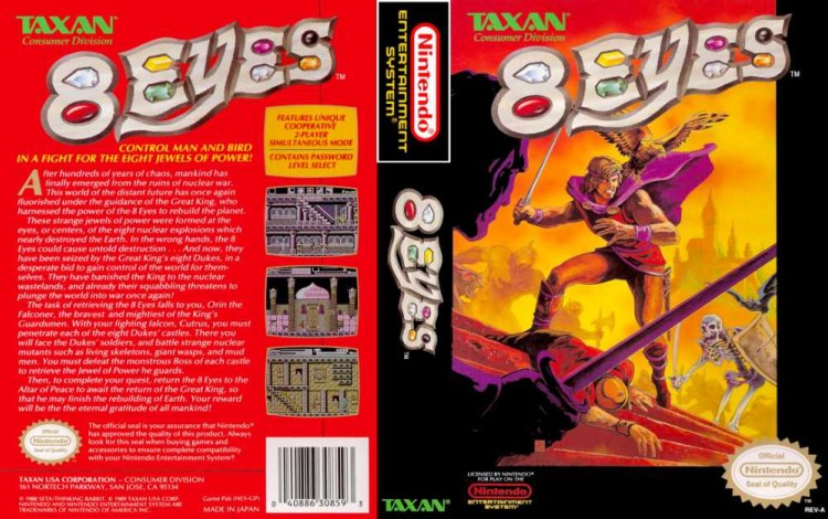 8 Eyes - Nintendo NES | VideoGameX