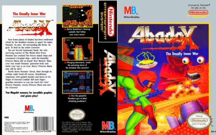 Abadox: The Deadly Inner War - Nintendo NES | VideoGameX