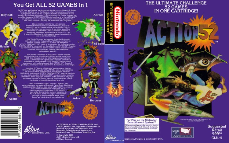 Action 52 - Nintendo NES | VideoGameX