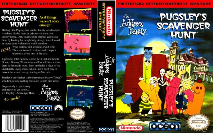 Addams Family, The: Pugsley's Scavenger Hunt - Nintendo NES | VideoGameX