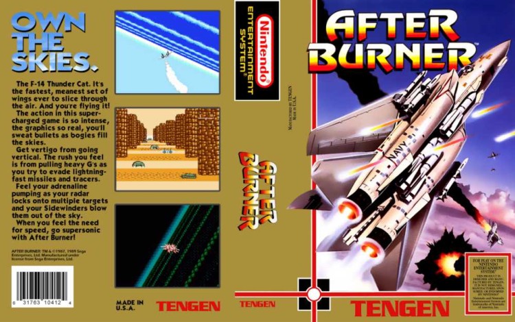 After Burner - Nintendo NES | VideoGameX