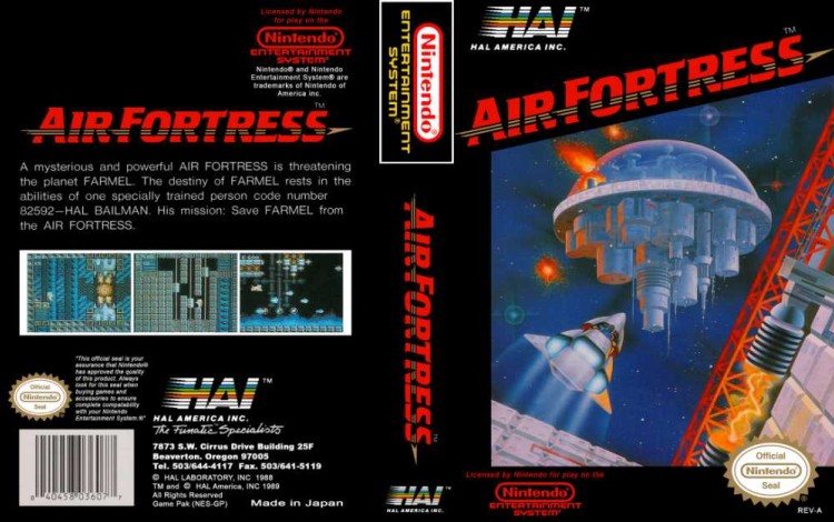 Air Fortress - Nintendo NES | VideoGameX