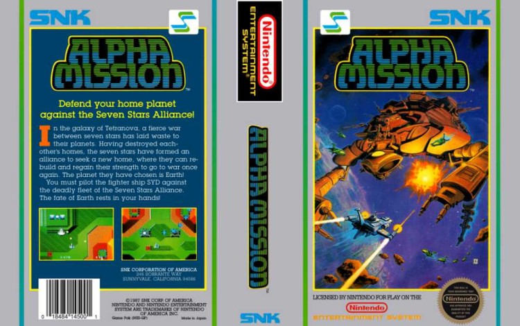 Alpha Mission - Nintendo NES | VideoGameX