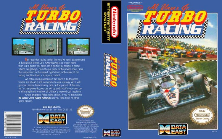 Al Unser Jr. Turbo Racing - Nintendo NES | VideoGameX