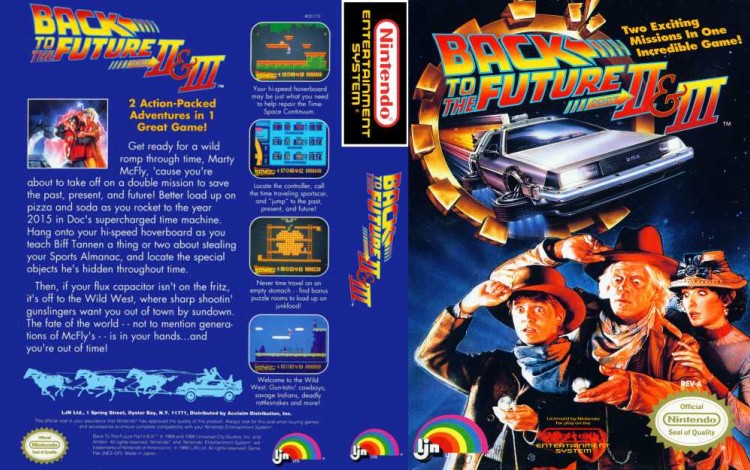 Back to the Future II & III - Nintendo NES | VideoGameX