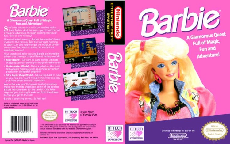 Barbie - Nintendo NES | VideoGameX