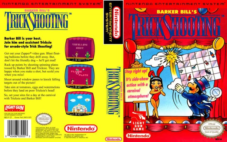 Barker Bill's Trick Shooting - Nintendo NES | VideoGameX