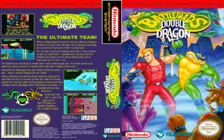 Battletoads & Double Dragon: The Ultimate Team - Nintendo NES | VideoGameX