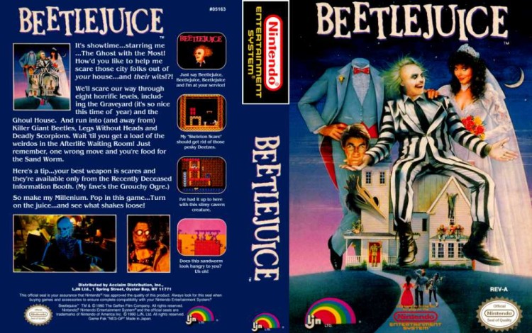 Beetlejuice - Nintendo NES | VideoGameX