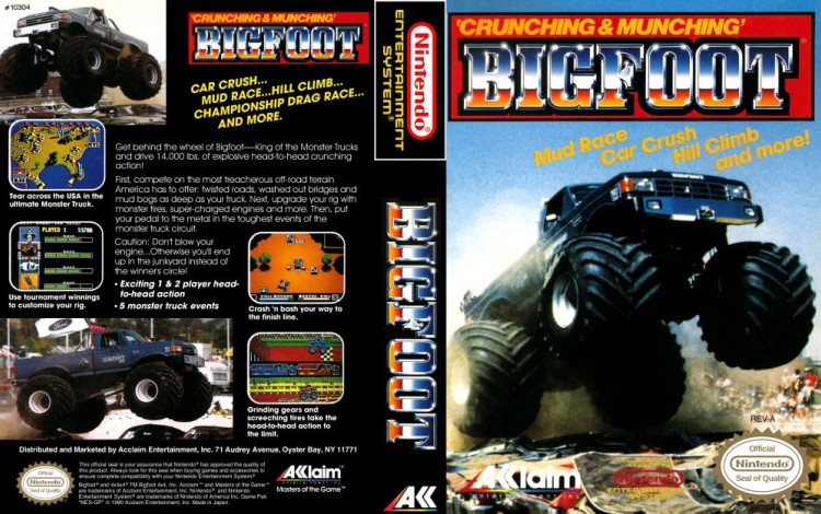 Bigfoot - Nintendo NES | VideoGameX