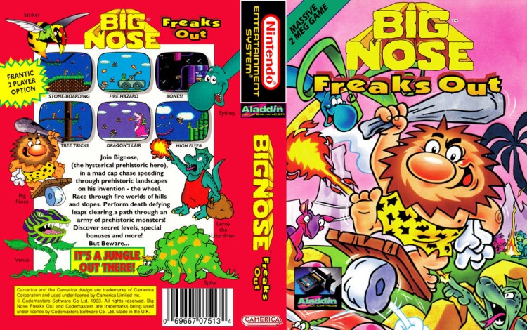 Bignose Freaks Out [Aladdin] - Nintendo NES | VideoGameX